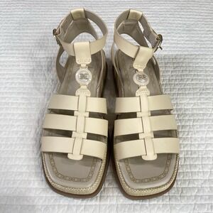 Sam Edelman Naima Leather Strappy Gladiator Fisherman Platform Sandals Size 9.5M
